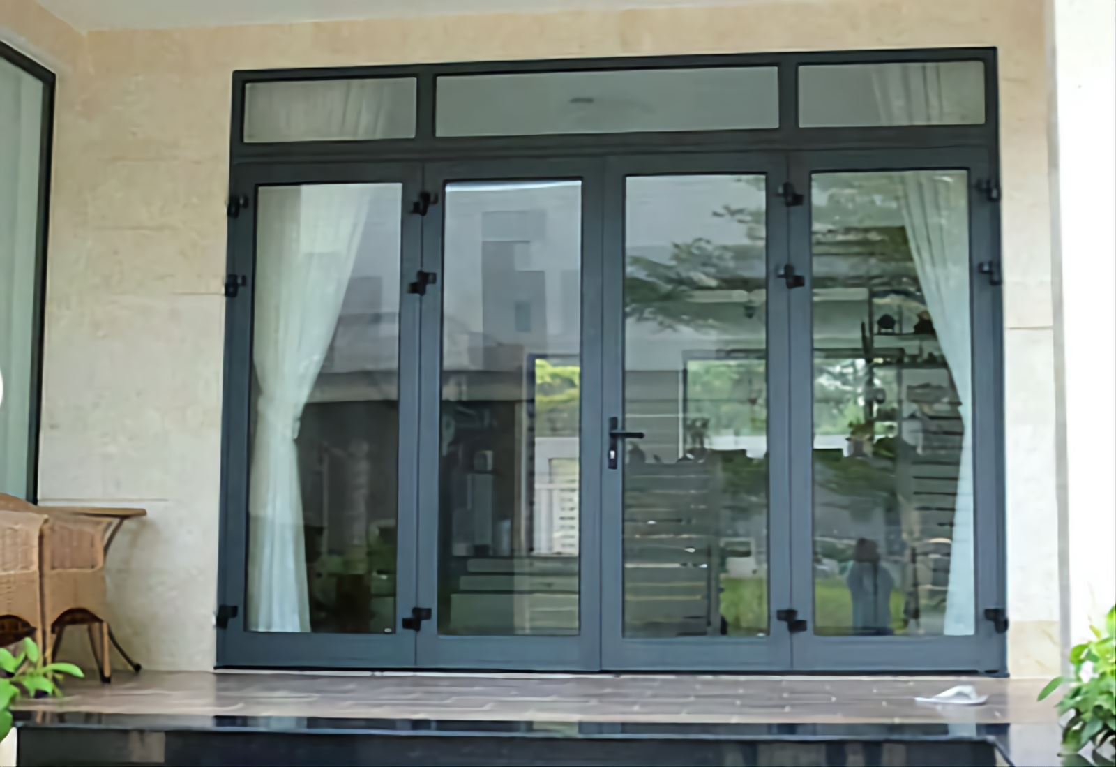Cửa nhôm xingfa 4 cánh đẹp